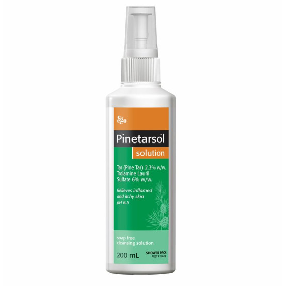 Ego Pinetarsol Solution Spray 200ml - Relieves skin irritations and soothes itch - Pharmacy Direct