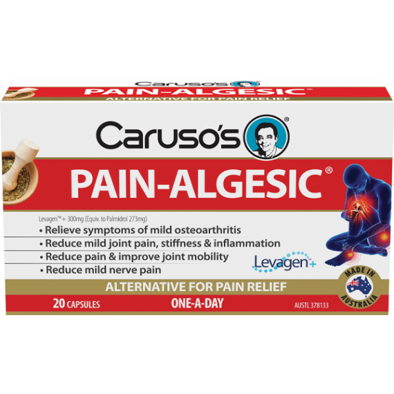 Buy Carusos Pain Algesic 20 Capsules Online Pharmacy Direct AU