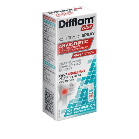 Difflam Plus Anaesthetic Sore Throat Spray 30ml