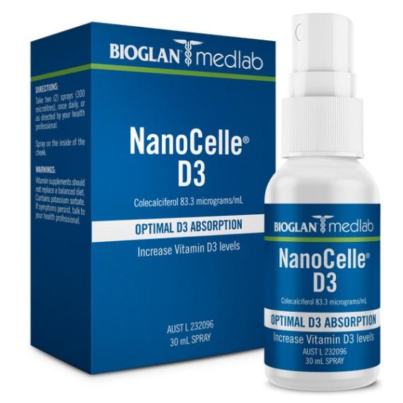 Bioglan Medlab Nanocelle D3 30ml