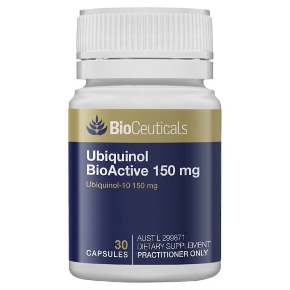 Buy BioCeuticals Ubiquinol BioActive 150mg 30 Capsules Online Pharmacy Direct AU