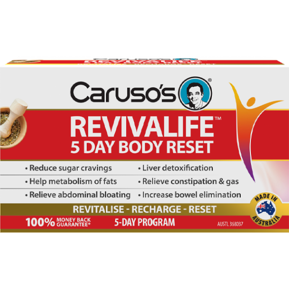 Caruso's Revivalife 5 Day Body Reset Kit for Detox & Energy - Pharmacy Direct
