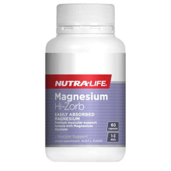 Nutra Life Magnesium Hi-Zorb 60 Capsules