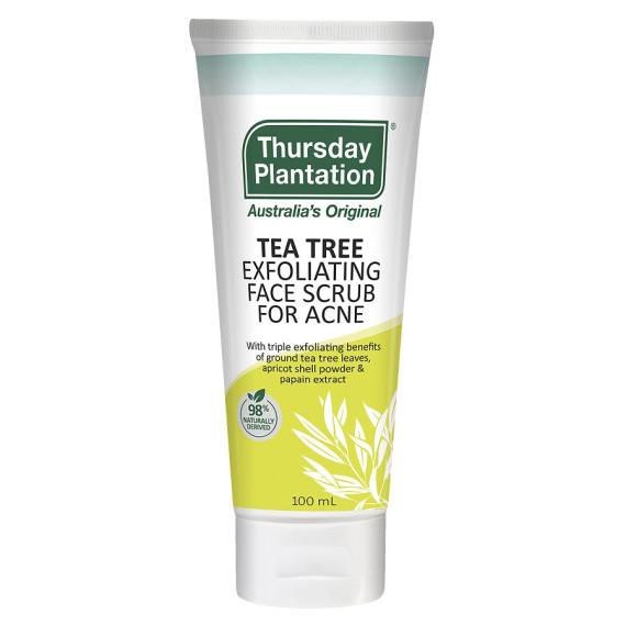 Thursday Plantation Tea Tree Exfoliating Face Scrub for acne - available at Pharmacy Direct Australia