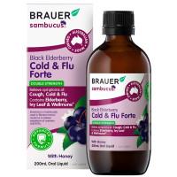 Brauer Sambucus Cold and Flu for Adults 200ml