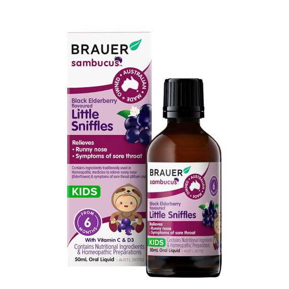 Brauer Sambucus Little Sniffles for Infants and Kids 50ml