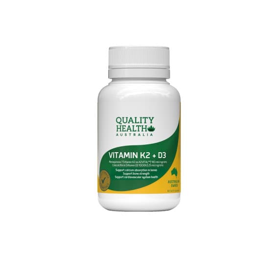 Quality Health Australia Vitamin K2 Plus D3 90 Capsules