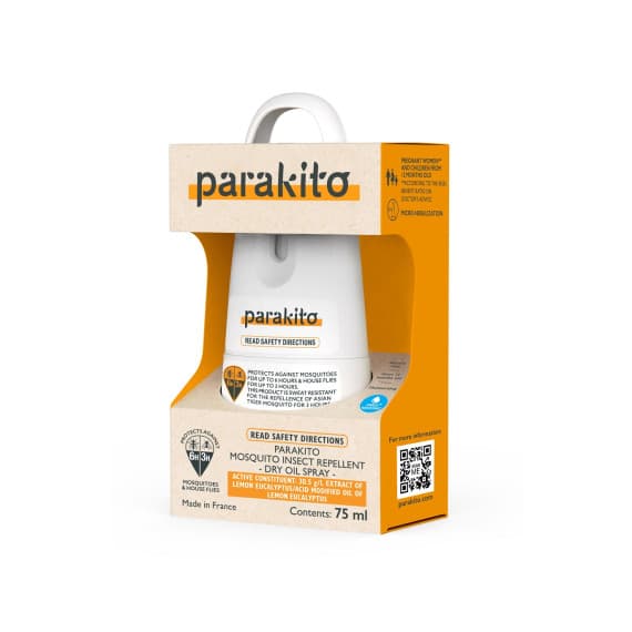 Parakito Mosquito Insect Repellent Dry Oil Spray 75ml