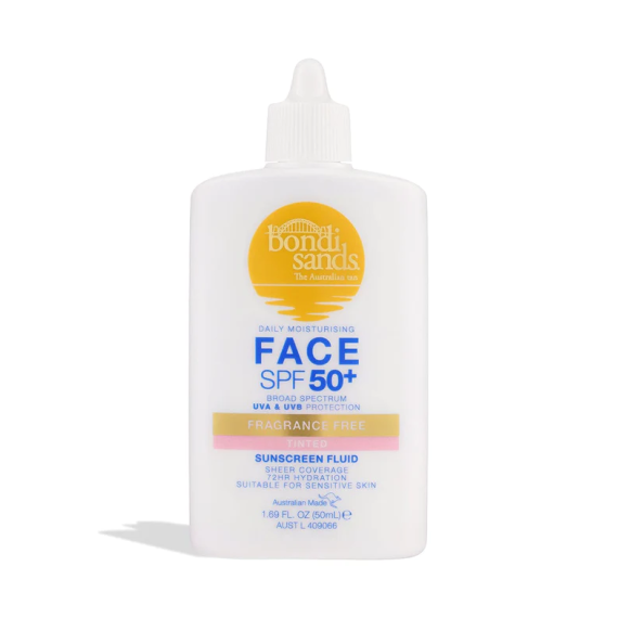 Bondi Sands Fragrance Free Tinted Face Fluid SPF 50 50ml