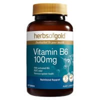 Herbs of Gold Vitamin B6 100mg 60 Tablets