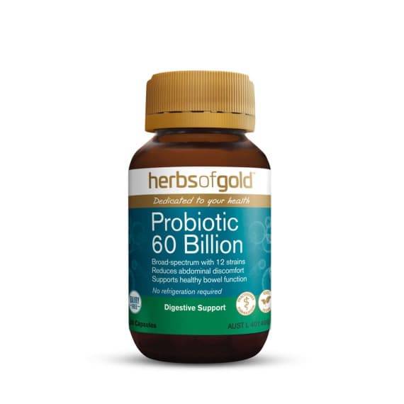 Herbs of Gold Probiotic 60 Billion 30 Capsules