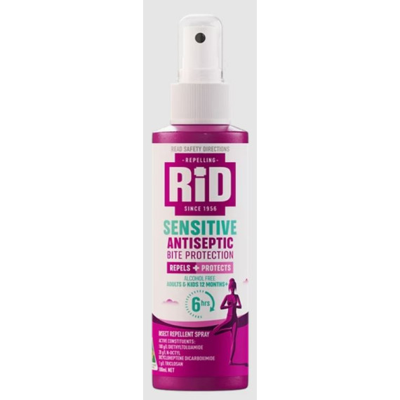 RID Sensitive Antiseptic Bite Protection Spray 100ml