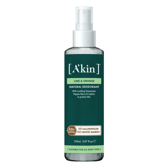 Akin Lime and Orange Deodorant Spray 150ml