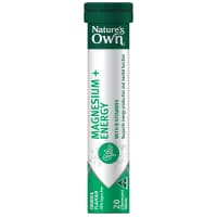 Natures Own Magnesium and Energy 20 Tablets
