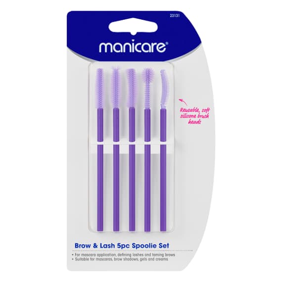 Manicare Brow and Lash Spoolie Set 5pc