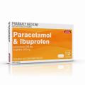 Pharmacy Action Paracetamol and Ibuprofen Pain Relief Tab X 12