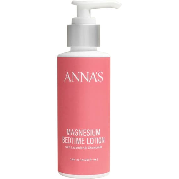 Annas Magnesium Bedtime Lotion with Lavender and Chamomile 125ml
