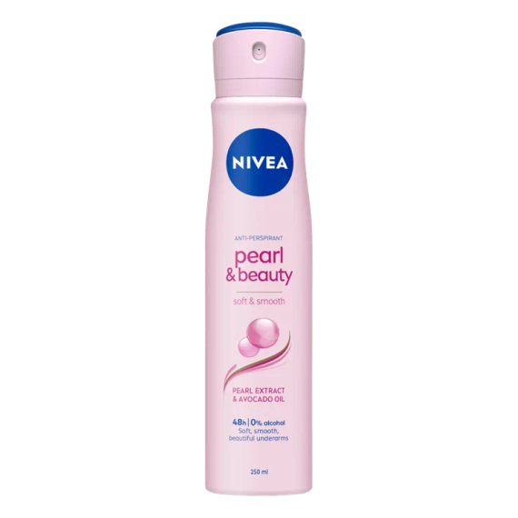 Nivea Pearl and Beauty Anti Perspirant Aerosol Deodorant 250ml