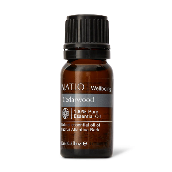 Natio Wellbeing Pure Essential Oil Cedarwood 10ml