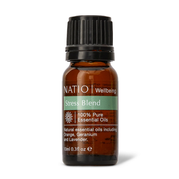 Natio Wellbeing Pure Essential Oil Blend Stress 10ml