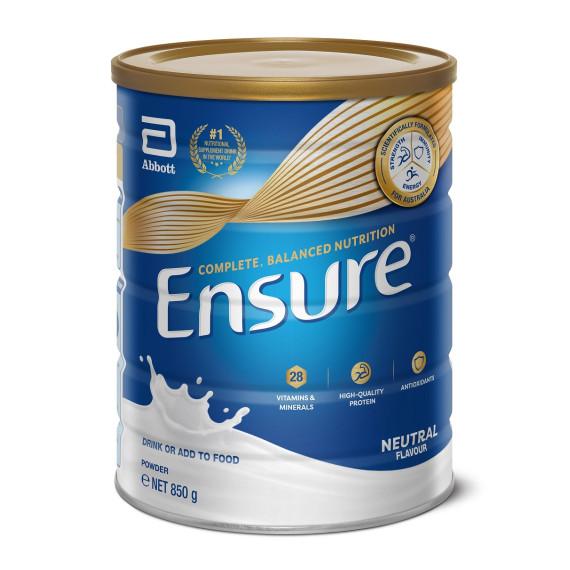 Ensure Neutral Powder 850g nutritional supplement - Pharmacy Direct