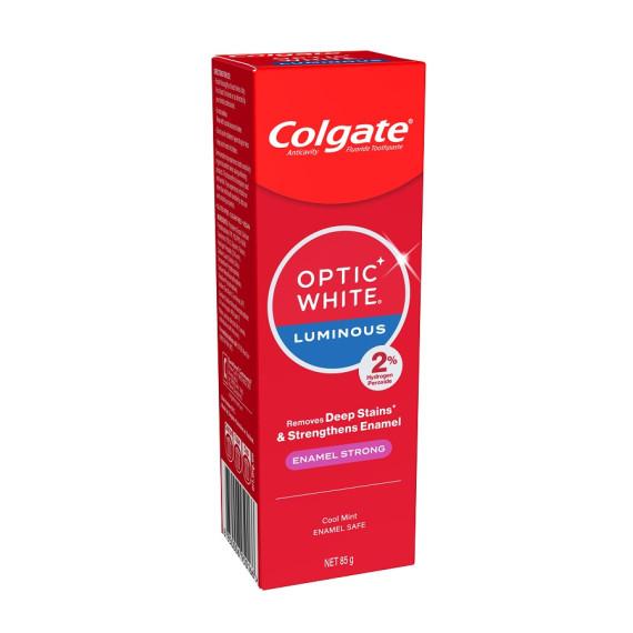 Colgate Optic White Luminous Enamel Strong Teeth Whitening Toothpaste 85g