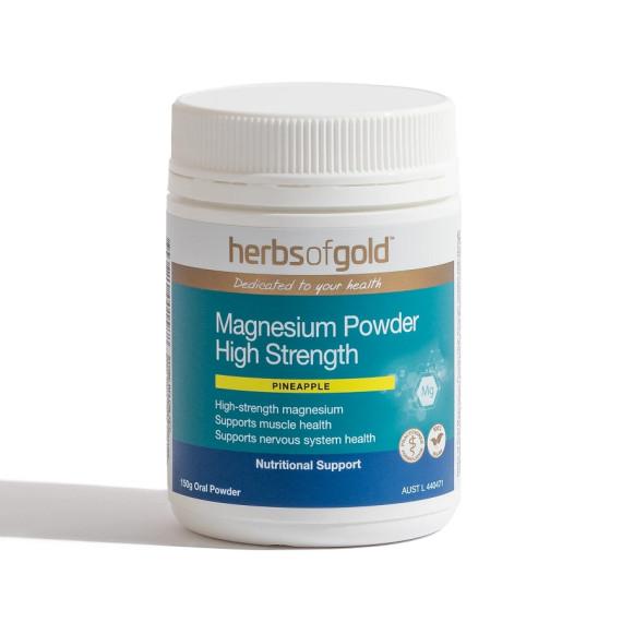 Herbs of Gold Magnesium Powder High Strength 150g