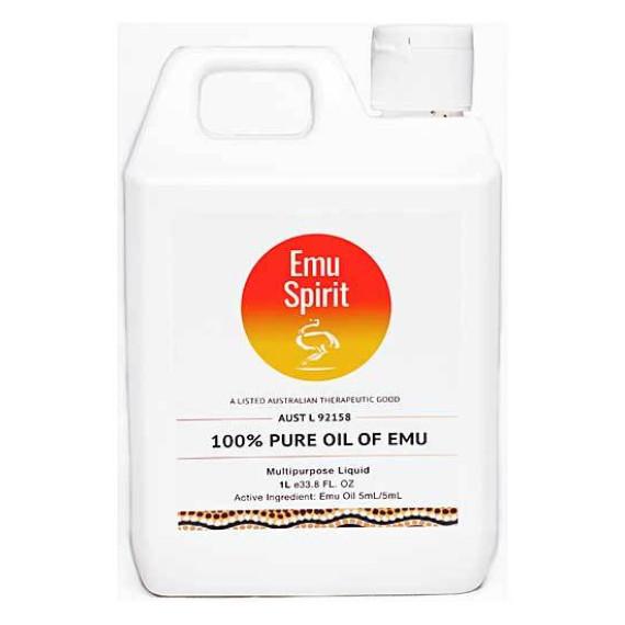 Buy Emu Spirit 100 Percent Pure Oil of Emu 1L Online Pharmacy Direct AU