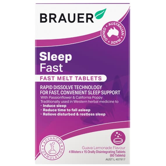 Brauer Sleep Fast Melt 60 tablets