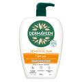 DermaVeen Sensitive Sun SPF 50 Plus Face and Body Cream Pump Pack 500g