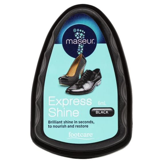 Maseur Footcare Shoe Polish Express Black 6ml