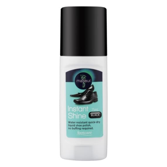 Maseur Shoe Polish Instant Shine Black 75ml care at Pharmacy Direct