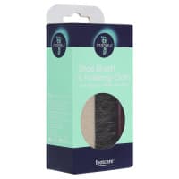 Maseur Footcare Professional Shoe Brush and Cloth