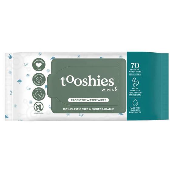 Tooshies Probiotic Water Wipes 70 Pack