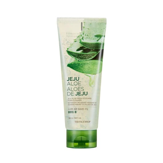 The Face Shop Jeju Aloe Fresh Soothing Foam Cleanser Hydrates & Soothes Skin – Pharmacy Direct