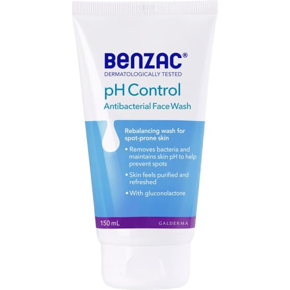 Buy Benzac PH Control Antibacterial Face Wash 150ml Online Pharmacy Direct AU