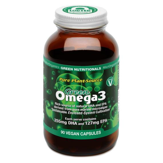 Green Nutritionals Vegan Omega3 90 Capsules for heart and brain health – Pharmacy Direct