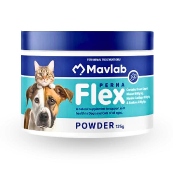 Buy Mavlab PernaFlex Powder Joint Health Supplement for Dogs and Cats 125g Online Pharmacy Direct AU