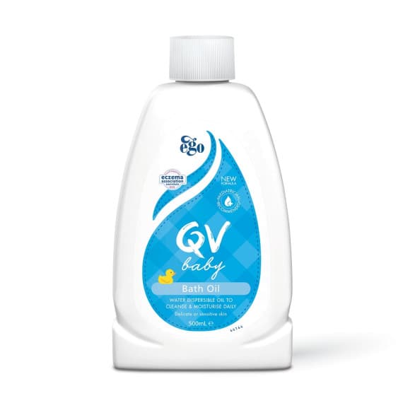 QV Baby Bath Oil 500ml gentle care for baby skin – Pharmacy Direct