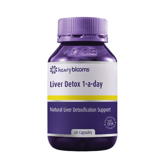 Henry Blooms Liver Detox 1-A-Day 60 Capsules
