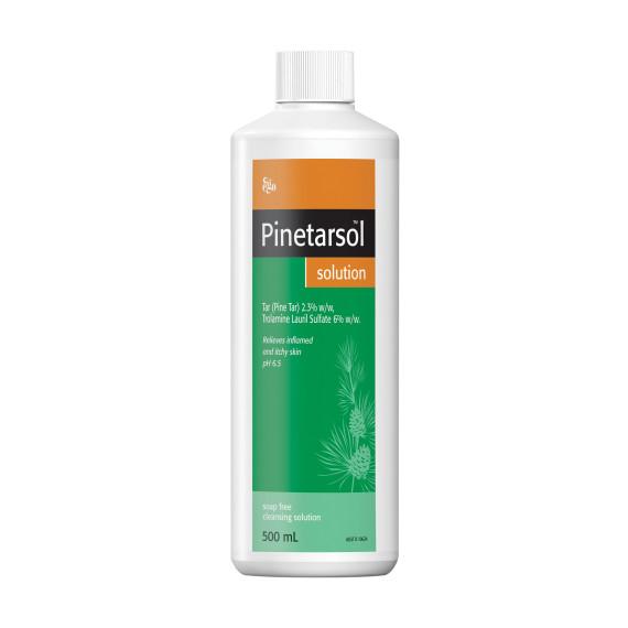Ego Pinetarsol Solution 500ml for sensitive skin and itch relief – Pharmacy Direct