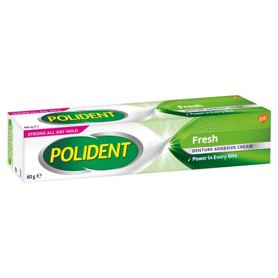 Polident Denture Adhesive Cream Fresh 60g