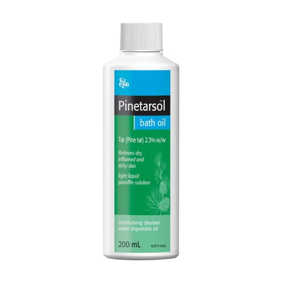 Ego Pinetarsol Bath Oil 200ml for dry sensitive skin and itch relief – Pharmacy Direct