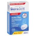 Steradent Active Plus Denture Cleansing Tablets 48 Pack