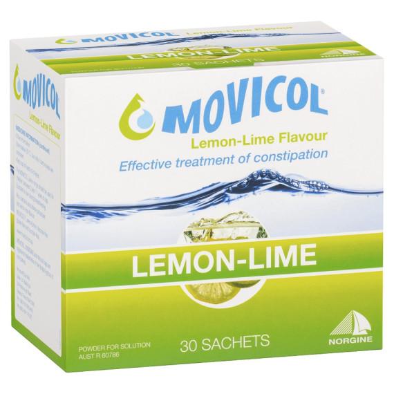 Buy Movicol Lemon Lime 30 Pack Online Pharmacy Direct AU
