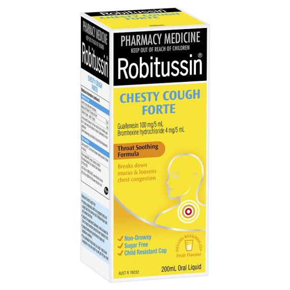 Robitussin Chesty Cough Forte Cough Liquid 200ml
