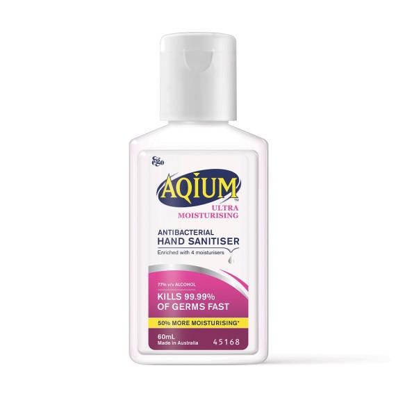 Ego Aqium Antibacterial Hand Sanitiser Ultra 60ml