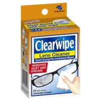Clearwipe Lens Cleaner Soft Wipes 20