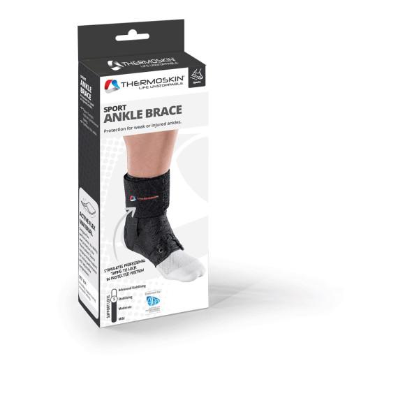 Thermoskin Sport Ankle Brace Medium Black 84790