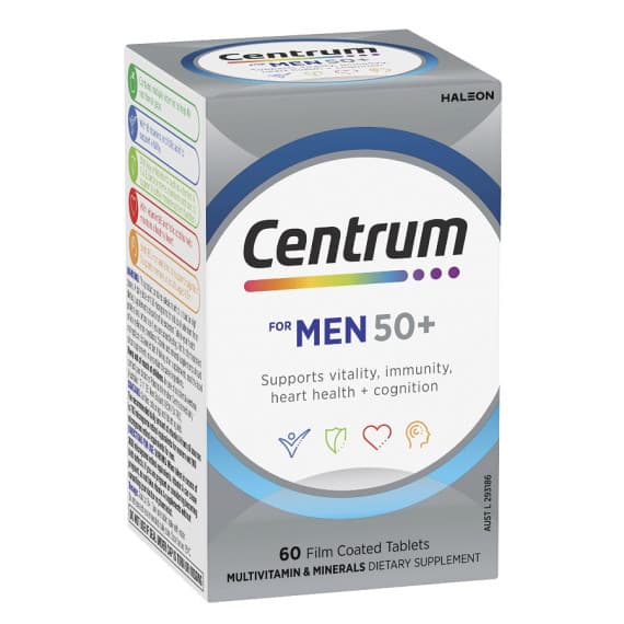 Centrum for Men 50 Plus 60 Tablets